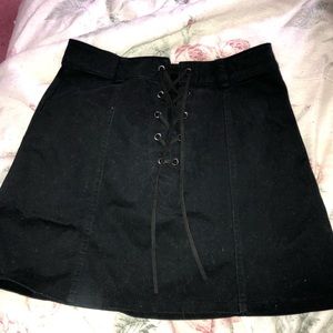 F21 Lace Up Skirt